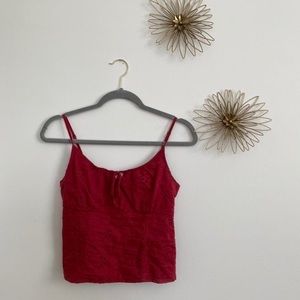 Abercrombie & Fitch Lace Detail Bustier Cami (: